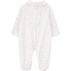 Organic Cotton Babygrow, Mushrooms - Footie Pajamas - 3