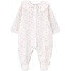 Organic Cotton Babygrow, Flowers - Footie Pajamas - 1 - thumbnail