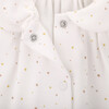 Organic Cotton Babygrow, Dots - Footie Pajamas - 2