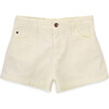 Gracie Twill Shorts, Yellow - Shorts - 1 - thumbnail