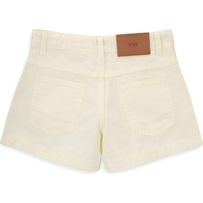 Gracie Twill Shorts, Yellow - Shorts - 3
