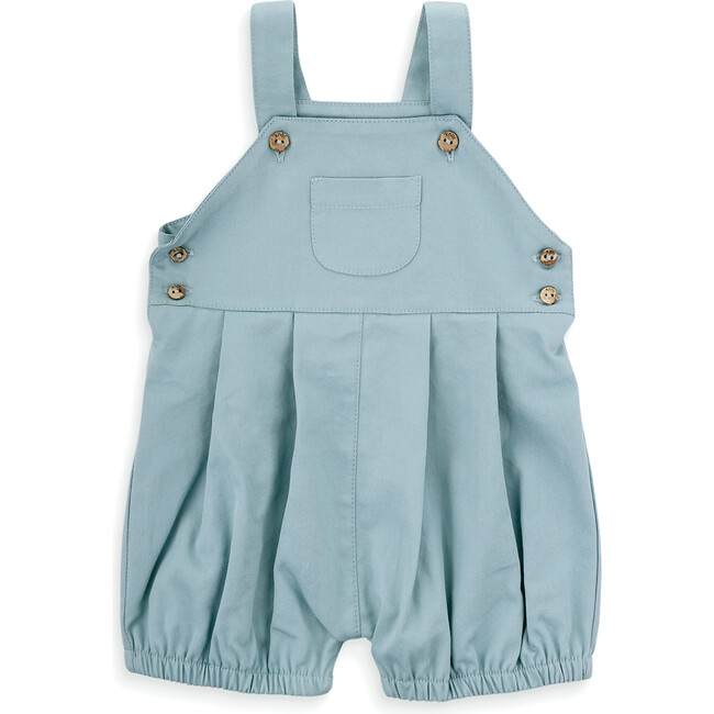 Ben Twill Romper, Blue - Rompers - 1