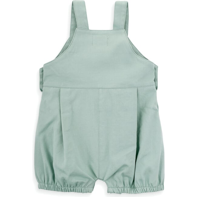 Ben Twill Romper, Green - Rompers - 3