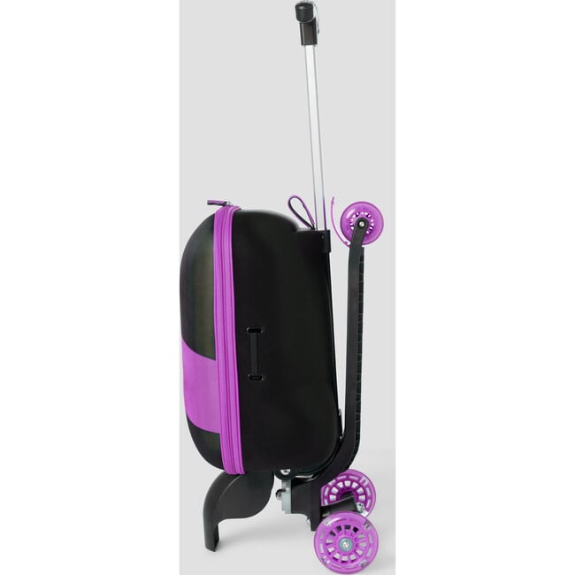 Roll Rider Scooter Suitcase, Purple - Luggage - 5