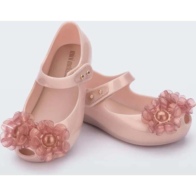 Pearly Ballerina Flats, Pink - Flats - 2