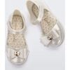 Metallic Amy x Barbie Sandals, White - Sandals - 3