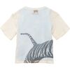 Tiger Print T-Shirt, Off White - T-Shirts - 2