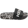 Tiger Print Logo Slides, Black - Sandals - 3