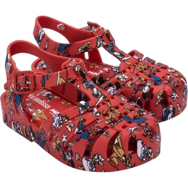 Disney Jelly Shoes, Red