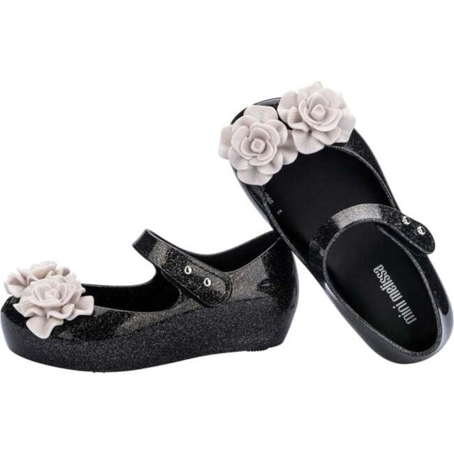 Flower Jelly Shoes, Black - Mary Janes - 4