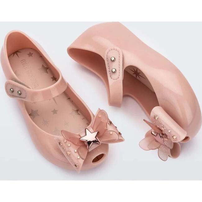 Glitter Ballet Flat, Pink - Flats - 2