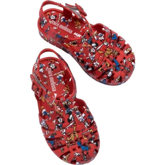 Disney Jelly Shoes, Red - Sandals - 4