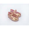 Bow Jelly Shoes, Gold - Mary Janes - 1 - thumbnail