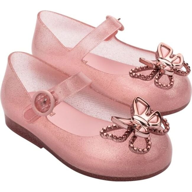 Butterfly Bow Mary Janes, Pink