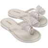 Bow Sandals, Beige - Sandals - 1 - thumbnail