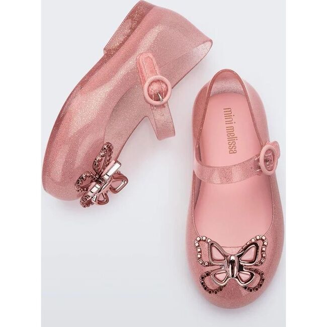 Butterfly Bow Mary Janes, Pink - Mary Janes - 3