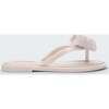 Bow Sandals, Beige - Sandals - 4