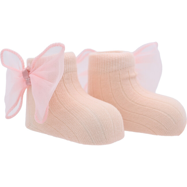 Cotton Tulle Bow Socks Set, Multi - Socks - 3