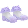 Lace Trim Veil Socks Set, Multi - Socks - 3