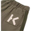 Logo Cotton Sweatshorts, Green - Shorts - 2