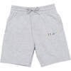 Logo Cotton Sweatshorts, Gray - Shorts - 1 - thumbnail