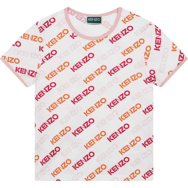 Logo AOP T-Shirt, White