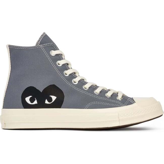 Heart High Top Sneakers, Gray