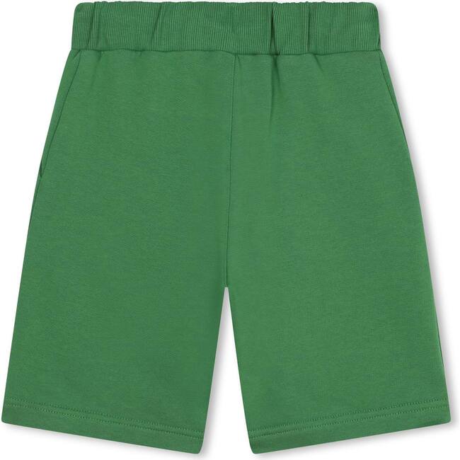 Logo Bermuda Shorts, Green - Shorts - 3