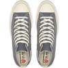 Heart High Top Sneakers, Gray - Sneakers - 4