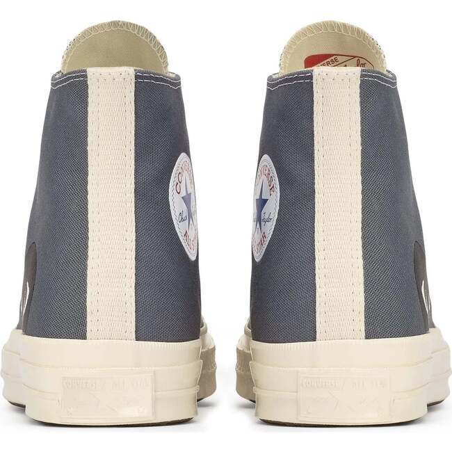 Heart High Top Sneakers, Gray - Sneakers - 5