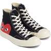 Heart High Top Sneakers, Black - Sneakers - 2