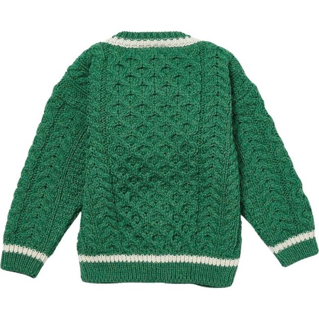 London Days Sweater, Cut Grass Green - Cardigans - 2