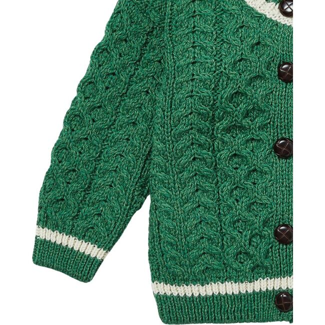 London Days Cardigan, Cut Grass Green - Cardigans - 2