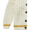 London Days Cardigan, Cream & Sunshine - Cardigans - 2