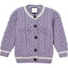 London Days Cardigan, Amethyst - Cardigans - 1 - thumbnail