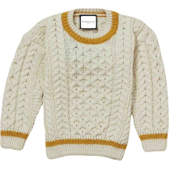 London Days Sweater, Cream & Sunshine