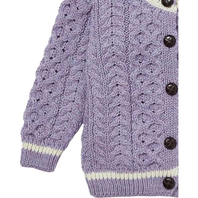 London Days Cardigan, Amethyst - Cardigans - 2