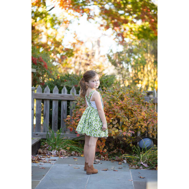 Pinafore Dress in Pickles - Dresses - 3