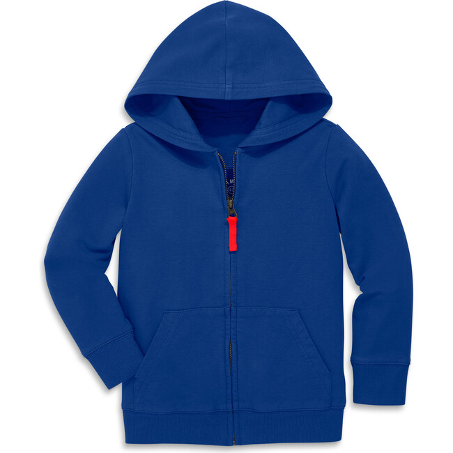 The Kids Zip Hoodie, Cobalt