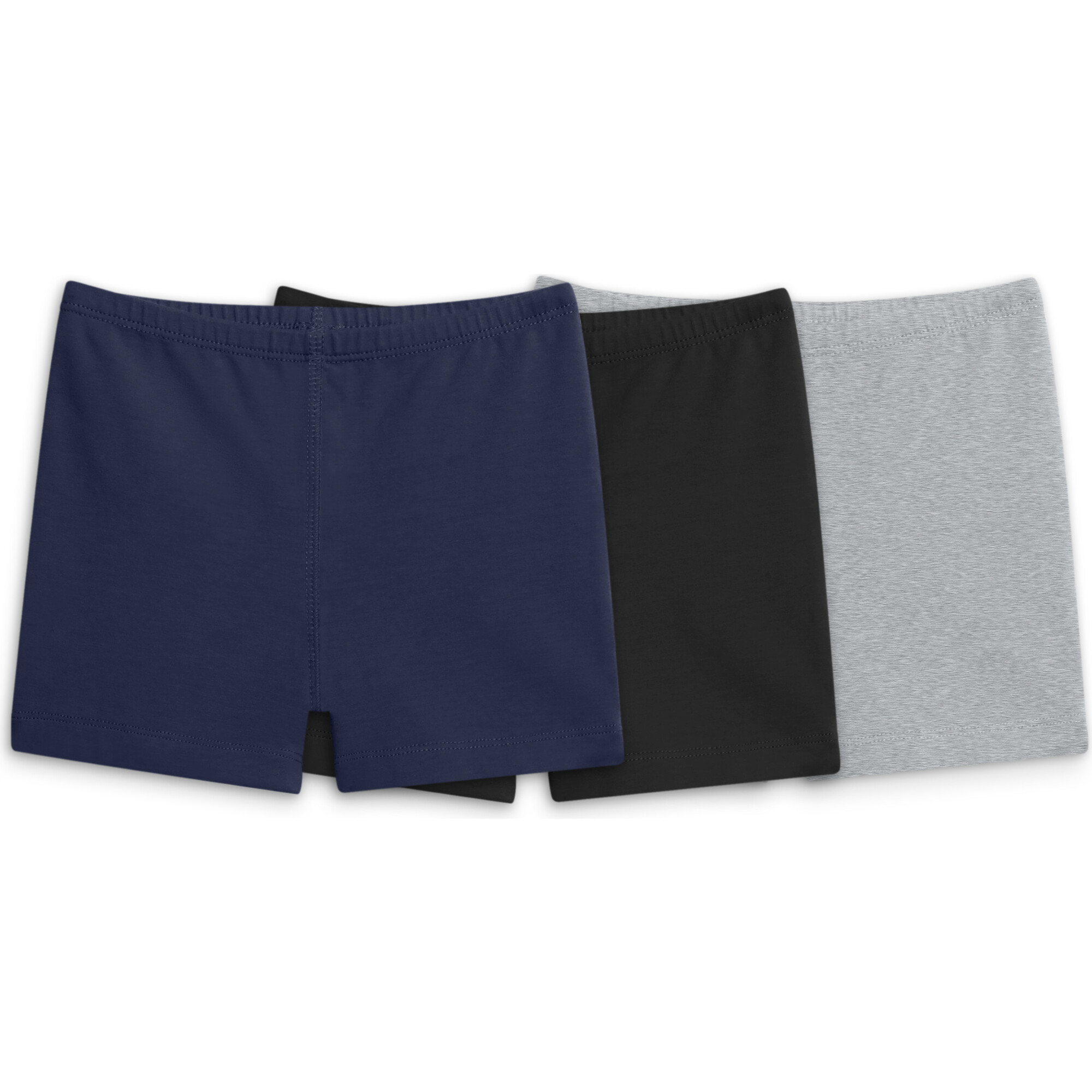 Kids Under Short 3-Pack, Navy Mix - Shorts - 1