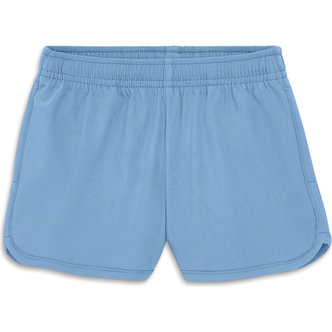 Kids Staycool Stretch Running Short, Vintage Blue