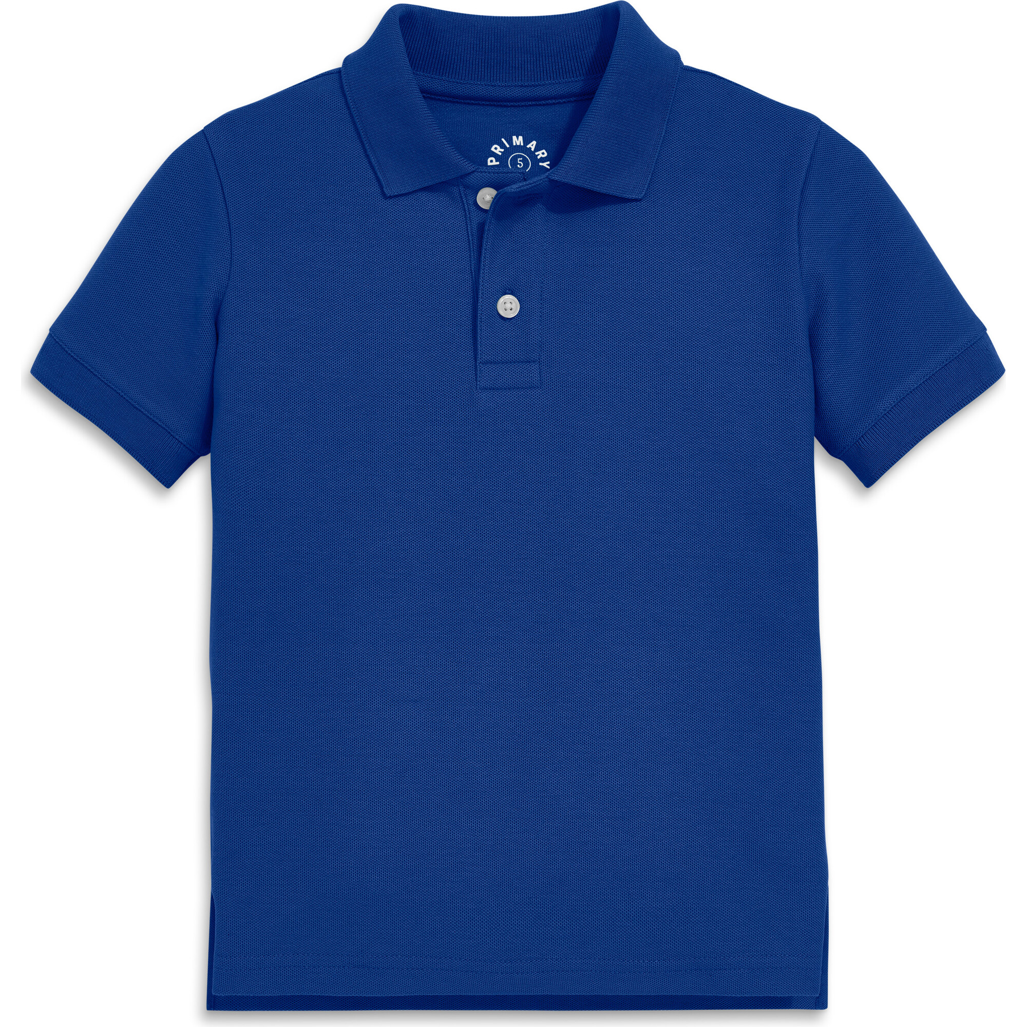 Kids Short Sleeve Pique Polo, Cobalt - Polo Shirts - 1