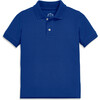 Kids Short Sleeve Pique Polo, Cobalt - Polo Shirts - 1 - thumbnail