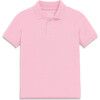 Kids Short Sleeve Pique Polo, Blossom - Polo Shirts - 1 - thumbnail