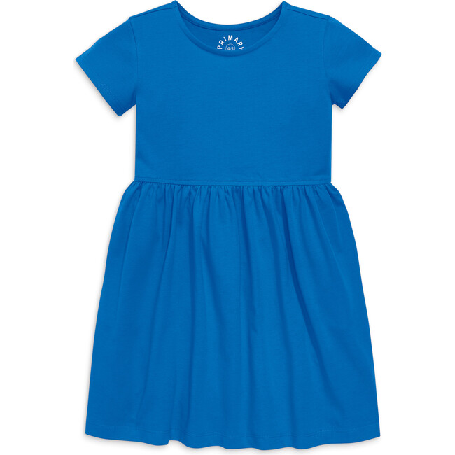 Kids Perfect Pocket Dress , Blueberry - Dresses - 1