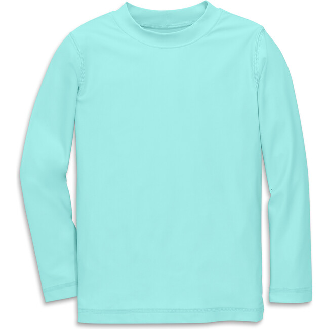 Kids Long Sleeve Rash Guard, Mist