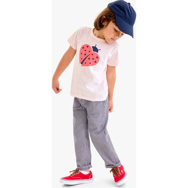 Kids Ladybug Tee, Light Blossom - T-Shirts - 3