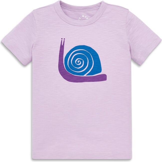 Kids Snail Tee, Hydrangea