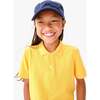 Kids Short Sleeve Pique Polo, Sunflower - Polo Shirts - 2