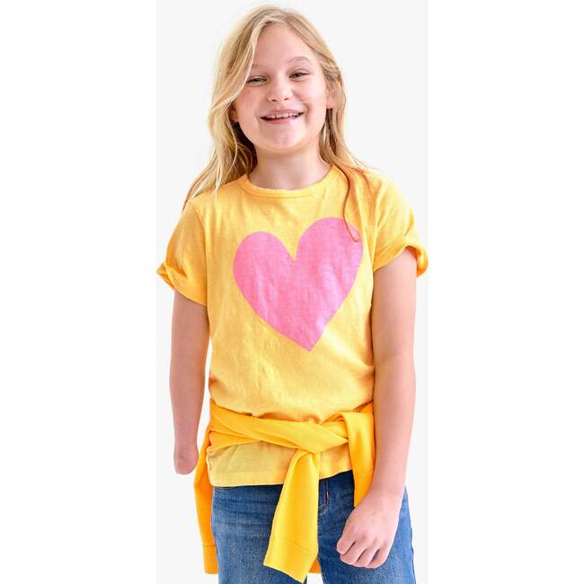 Kids Heart Tee, Sunlight - T-Shirts - 2